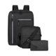 thumbnail image 1 of Mochila Pisexur de tres piezas para hombre, con carga USB, para ordenador portátil, de negocios, para estudiantes, para niños y estudiantes., 1 of 4