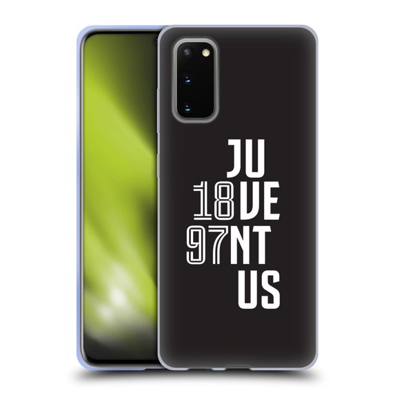 Head Case Designs Officially Licensed Juventus Football Club Art 1987 Logo Typography Soft Gel Case Compatible With Samsung Samsung Galaxy S20 / S20 5G