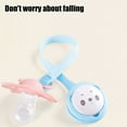 thumbnail image 4 of Silicone Pacifier Clip, Drop-Proof Cartoon Baby Pacifier Holder, Soft, Elastic and Safe Baby Accessories, Portable and Easy to Clean, Daily Use, Outdoor, Travel, Indoor Play, 4 of 7