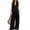 BYZ51-Black, variant on Business Casual Outfits For Women Oversize Vest Tops Pant Suits Dressy 2 Piece Sets Summer Crop Blazer Wide Leg Office Work Pants Black XS