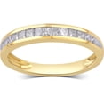 thumbnail image 2 of 1/2 Carat T.W Princess Diamond 10K Yellow Gold Wedding Band, 2 of 3