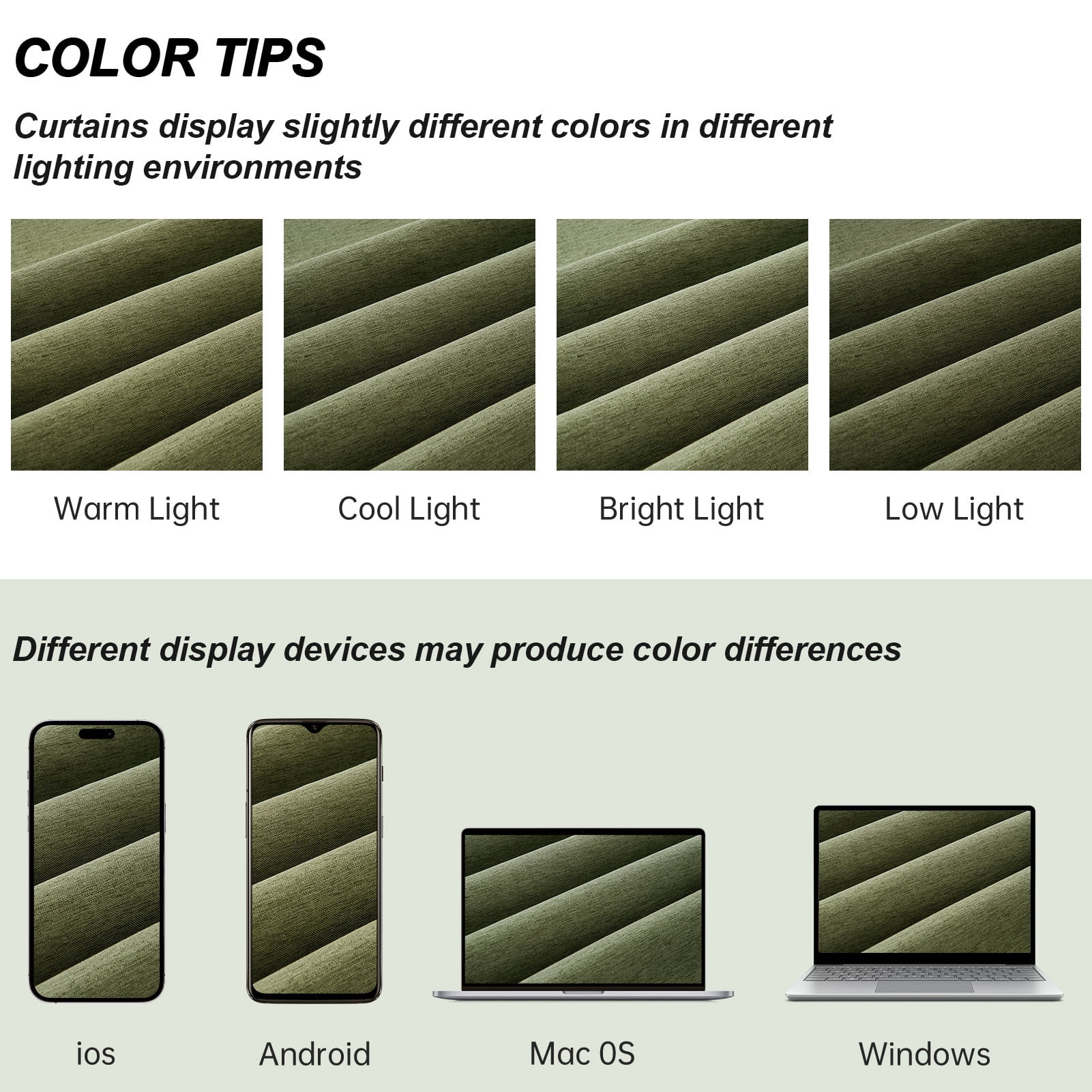 Topfinel Light Filtering Curtains Natural Pinch Pleated Drapes Back Tab Pinch Pleat Hooks Rings Window Treatments for Living Room Bedroom, Green, 40x96 inch, 2 Panels