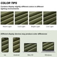 thumbnail image 6 of Topfinel Light Filtering Curtains Natural Pinch Pleated Drapes Back Tab Pinch Pleat Hooks Rings Window Treatments for Living Room Bedroom, Green, 40x108 inch, 2 Panels, 6 of 11