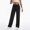 Black, variant on Womens Lightweight Sweatpants High Waisted Joggers for Women Solid Color Stretch Waist Straight Leg Workout Pants with Drawstring Loose Fall Gym Athletic Running Trousers,Gray