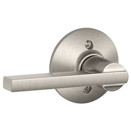 Schlage Lock Company Latitude Lever Non-Turning Lock  Satin Nickel (F170 LAT 619)