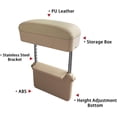 thumbnail image 3 of Extenseur d'Accoudoir de Voiture Support Coude & avant-Bras Repose-Poignet Support Hauteur Réglable Coussin de Confort Ajustement Universel pour la Plupart des Modèles de Voiture Console Centrale (Beige), 3 of 6