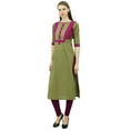 thumbnail image 5 of Phagun Cotton Straight Kurti Tunic With Front Button Casual Kurta, 5 of 8