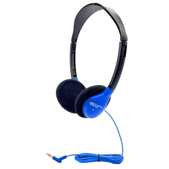 Personal On-Ear Stereo Headphone, Blue | Bundle of 10 Each