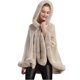 thumbnail image 3 of Faux Fur Hooded Casual Warm Jacket, 3 of 4