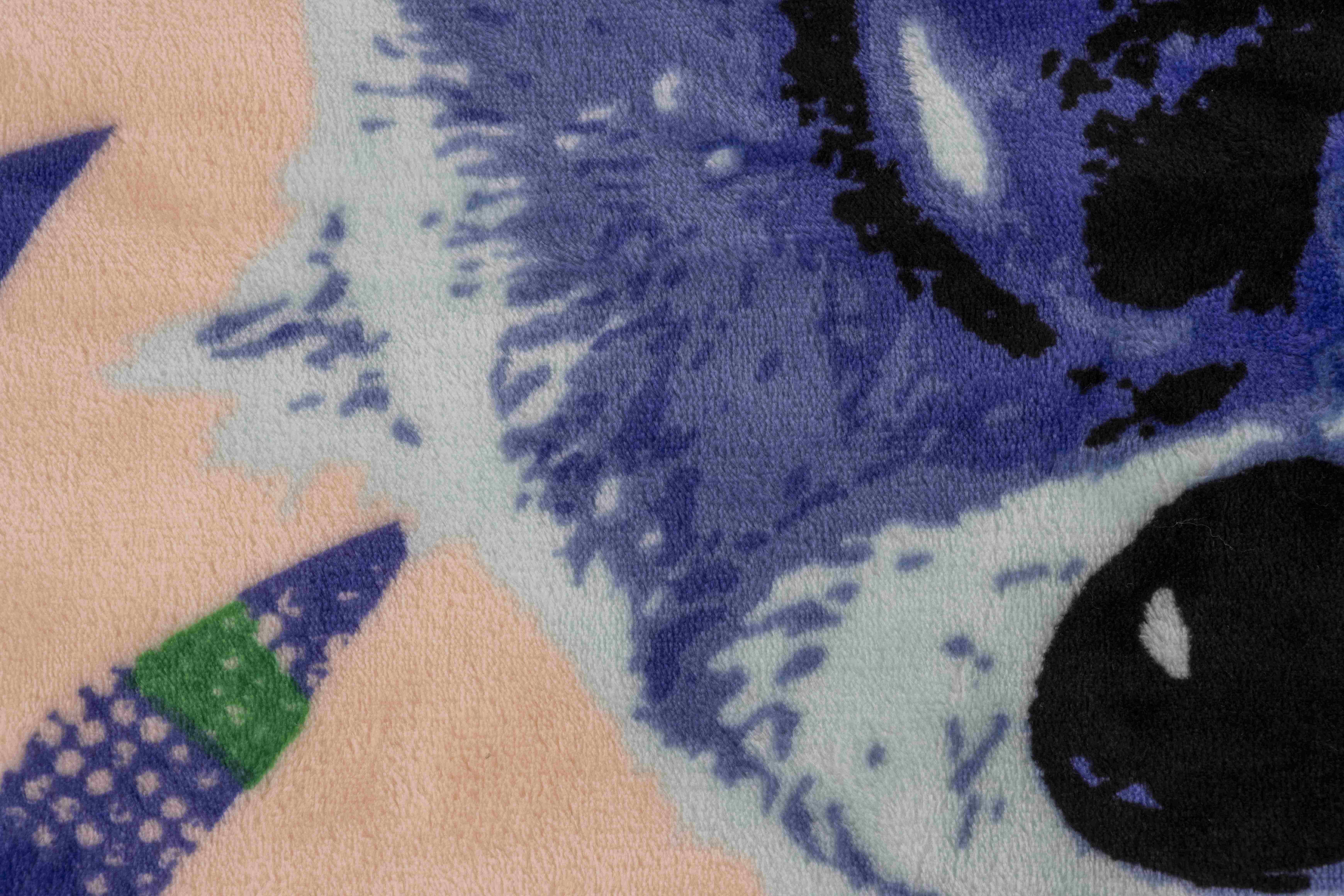 Stitch Live Action Vintage Aloha 50" x 70" Silk Touch Throw, Polyester, Tan, Disney