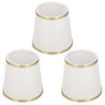thumbnail image 1 of Pantalla de lámpara de mesa, 3 piezas E14 Pantalla de lámpara de barril Pantalla de lámpara de techo Construcción robusta, 1 of 8