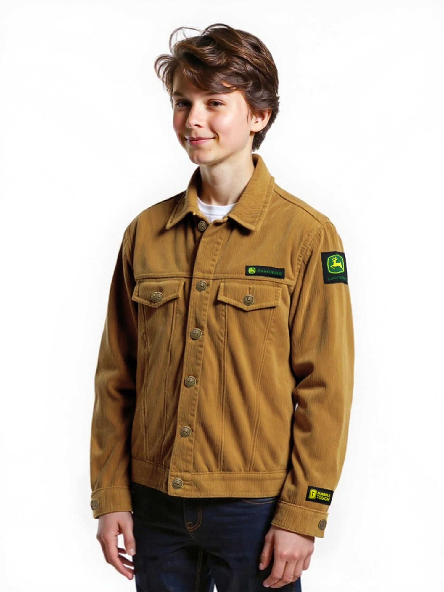 John Deere Boys Corduroy Trucker Jacket, Sizes 4-16