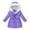 Purple, variant on Mercatoo Girls Long Parka Winter Coat Heavyweight Hooded Puffer Jacket with Faux Fu𝐫 Collar Fleece Lined Down Coat for Kids