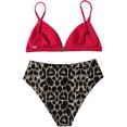thumbnail image 2 of Women Bikini Print Two-piece Swimwear Swimsuit Beachwear Set, 2 of 7
