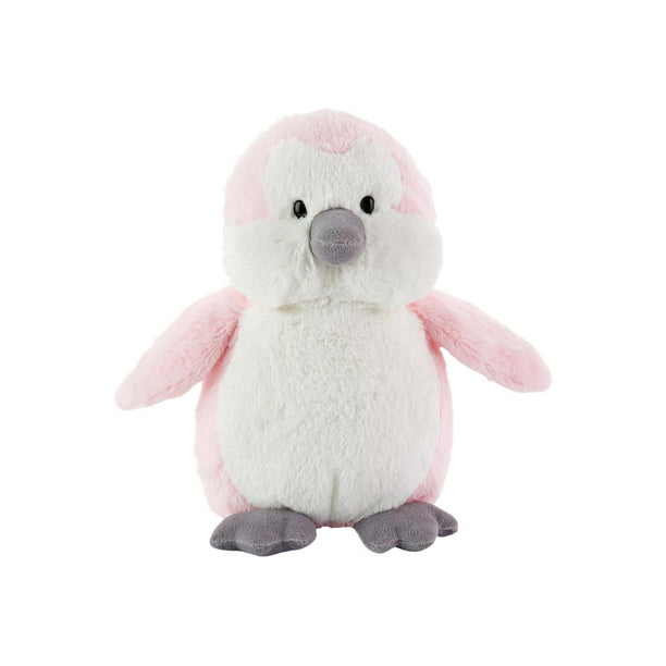 Toys R Us Plush - Baby Penguin - 9 in - pink 