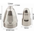 thumbnail image 4 of Gamvdout Sophisticated Engineering 40pc Set of Compatible Plasma Cutter Electrodes & Nozzles, 4 of 7
