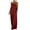 Red, variant on Linen Jumpsuit for Womens Loose Fitting Breathable Wide Leg Pants with Side Pockets Spaghetti Strap Overalls White XL