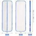 thumbnail image 4 of Fiziti Inflatable Air Gymnastics Mat Tumbling Mats，4 inches Thickness Track Training Mat for Home Use/Training/Cheerleading/Yoga/Water with Pump(blue,20ft), 4 of 9