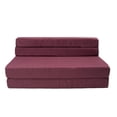 thumbnail image 2 of Sofá Cama Matrimonial Home Memory Foam Rosa Oscuro, 2 of 10
