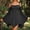 Black, variant on Womens Renaissance Fairy Dress A Line Boho Off Shoulder Corset Dress with Pockets L