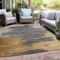 thumbnail image 4 of Dalyn Rugs Machine Washable Indoor/Outdoor Chantille Gold 9' x 12' Rug, 4 of 9