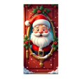 thumbnail image 7 of Ouuluon Festive Christmas Door Cover, 35X71 inch Curtain for Door Wall Holiday Party Decoration, 7 of 7