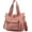 Pink, variant on JennyShop Fashion Shoulder Cross Bag Small Handbag, Quality Shopper's Handle Work Bag, Women's Canvas Tramp Wallet Multi Pocket Handbag,