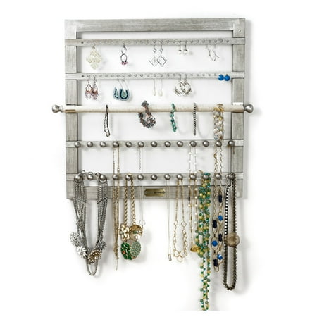 Hives and Honey Karli Silver Wood Jewelry Frame for Women