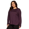 thumbnail image 3 of RBX Active Women's Plus Size Super Soft Yoga Long Sleeve Tunic Top, 3 of 5