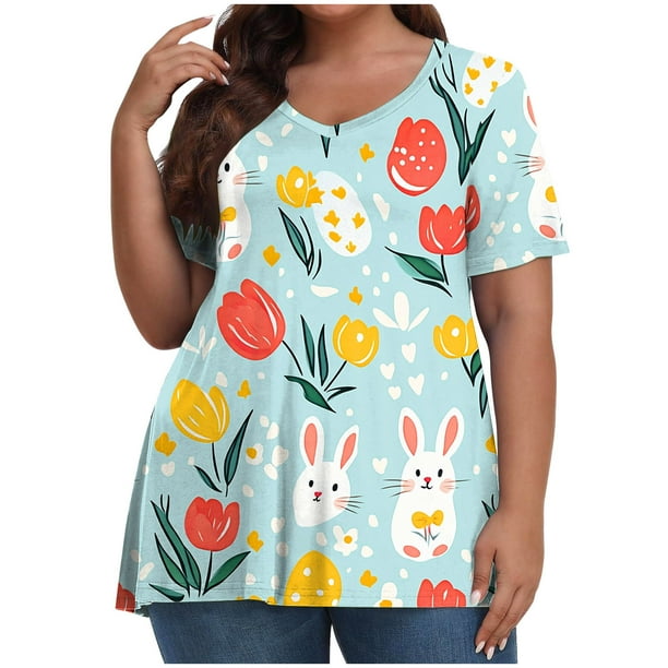 Camisas de Manga Larga para las Mujeres Cuello Redondo Impreso de Ajuste Suelto, Top de Moda de Verano Sexy para el Uso Diario