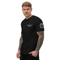 thumbnail image 3 of IRON SHARPENS IRON Fitted mens T-shirt (Black, 2XL), 3 of 4