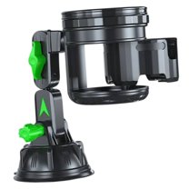 lacooooppia Car Cup Holder Drink Holder with Suction Cup, Bottle Holder, Automotive Accessories for Cups, Tumblers, Mugs, Bottles, Can Short Green