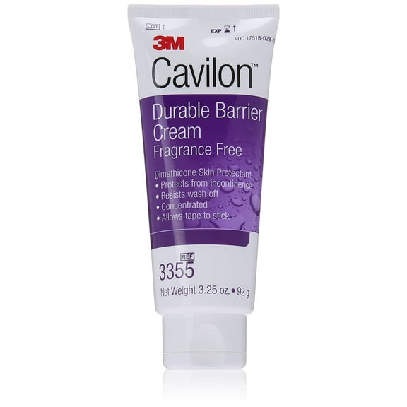 3M Cavilon Durable Barrier Cream Fragrance Free Tube 3.25 Oz