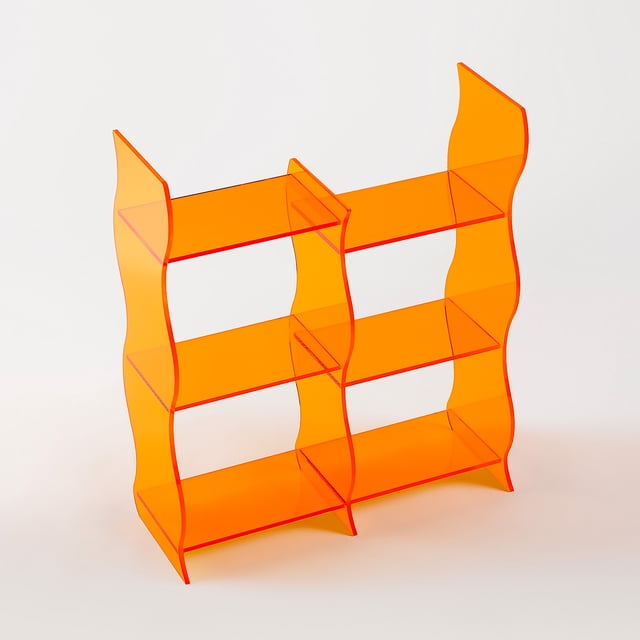 VENTRAY Étagère en Acrylique OrangeWave