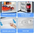thumbnail image 5 of Mainstays 3.3 Cu Ft Compact Single Door Refrigerator, Black, Small Mini Fridge with Freezer Compartment, Ideal for Dorm, Office & Apartment, 5 of 10