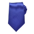 thumbnail image 1 of TOPTIE Mens Solid Color Skinny 2" Inch Necktie Tie-Royal Blue, 1 of 8