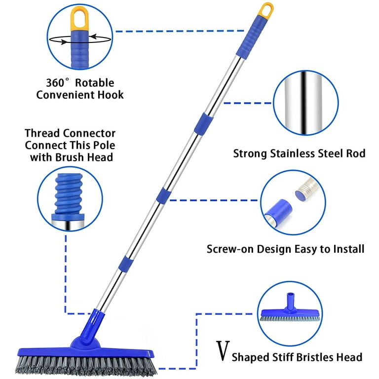  kHelfer Electric Cleaning Brush, KH6A Electric Grout Brush  Waterproof, 11″ Small Cordless Power Scrubber with 5 Replacement Brushes  for Grout, Tile Crevice, Corners, Bathtub, Kitchen Bathroom : Tools & Home  Improvement