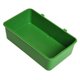 thumbnail image 5 of Alimentador de alimentos de plástico, caja de alimentación con plato de agua, Clip para comida, accesorios para loros y periquitos, jaula Adaptable a jaula cuadrada, 1 ud., 5 of 5