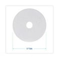 thumbnail image 2 of Polishing Floor Pads, 17" Diameter, White, 5/carton | Bundle of 10 Cartons, 2 of 6