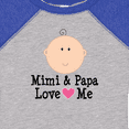thumbnail image 4 of Inktastic Mimi and Papa Love Me Baby Girl Girls Baby Bodysuit, 4 of 5