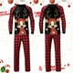 thumbnail image 3 of Conjunto de pijamas a juego para familia de Navidad, lindos ciervos, trajes de Año Nuevo para adultos, niños y bebés, ropa de fiesta familiar a cuadros de Navidad 2023, 3 of 4