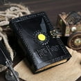 thumbnail image 3 of Harry potter gifts vintage Leather Journal with stone spell book of shadows grimoire journal, witchcraft supplies deckle edge paper journal for men and women., 3 of 7