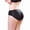 Black, variant on 1 Pack Seamless Hip Boosting Underwear Soft Removable Padded Briefs Invisible Daily Hip Support Shapewear For Women Various Trendy Tones