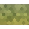 thumbnail image 1 of Ahgly Company Indoor Rectangle Patterned Acid Green Area Rugs, 7' x 9', 1 of 6