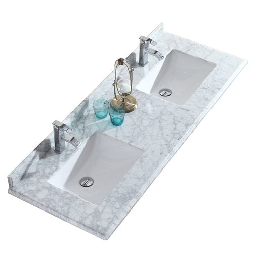 Laviva Forever 60 Double Bathroom Vanity Top Com Double Bathroom Vanity Top, Sink Vanity Top 60