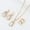 White, variant on Fiaya Women Water Drop Crystal Necklace and Earrings Set for Women 3 Piece Jewelry Set Wedding Party Gift White