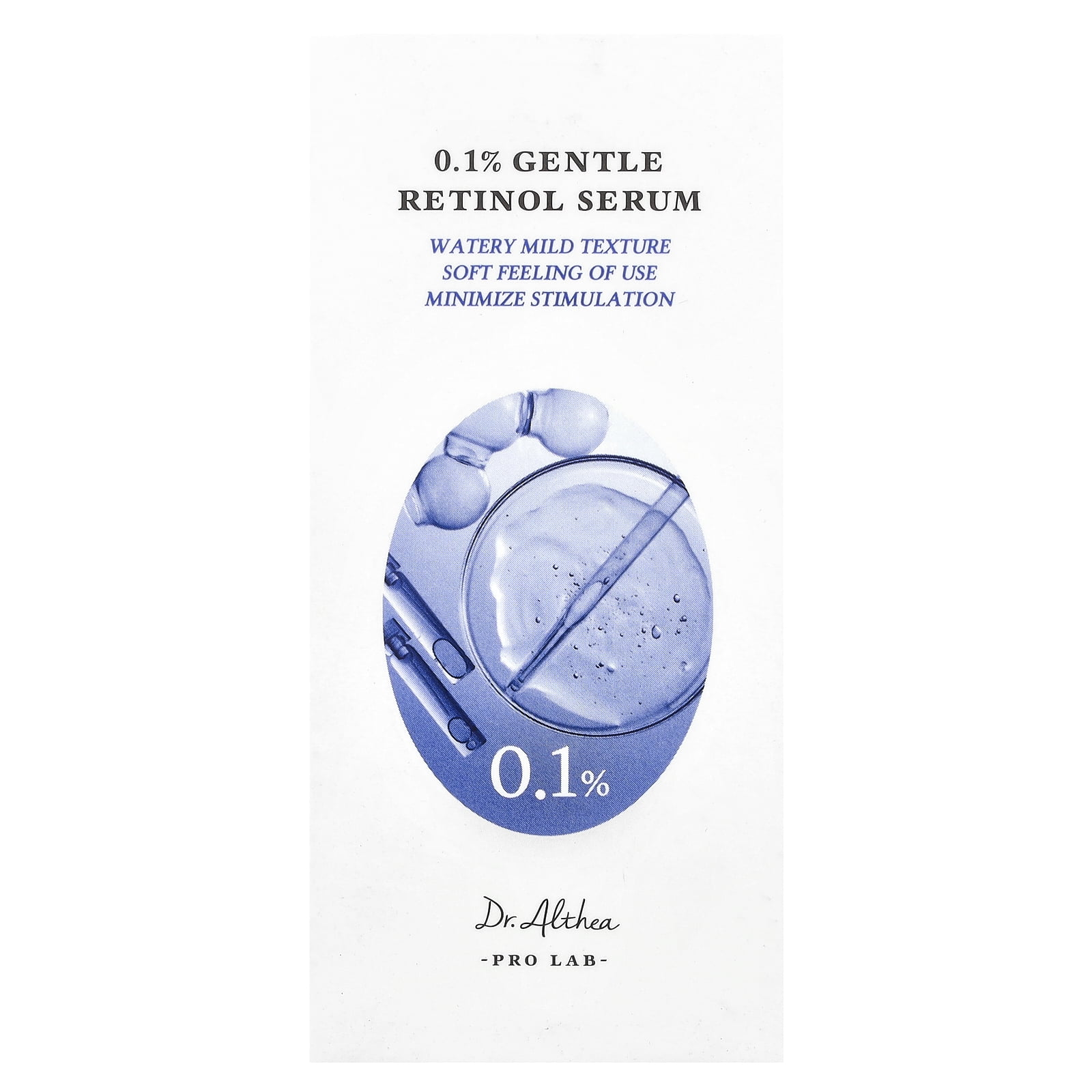 Dr. Althea 0.1% Gentle Retinol Serum, 1.01 fl oz (30 ml)