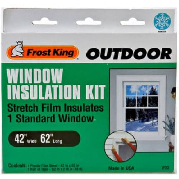 Frost King V93H 42" x 62" Outdoor Window Film Insulation Kit - Quantity of 6