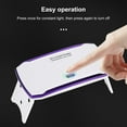 thumbnail image 4 of Tignapoo Portable 36W UV LED Nail Dryer with 12 Beads, Mini-10 Handheld Nail Curing Lamp, 365+405NM Wavelength, ABS Material, Lightweight 120g, Compact Design 143x93x21mm, 4 of 6