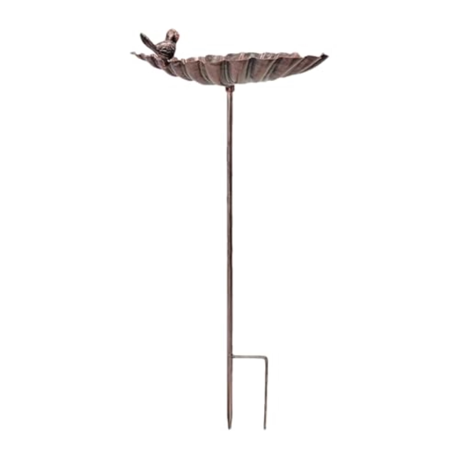 Bird Feeder Stand Pole for Bird Feeder Copper Bird Bath Outdoor Garden Decor Lawn Yard Decorative Sculpted Piece